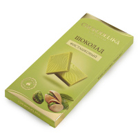 Шоколад белый "Фисташковый", 25г