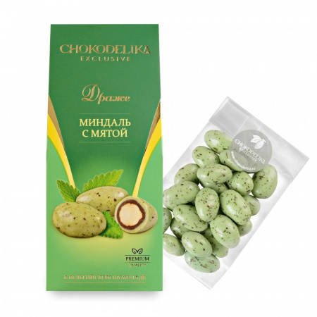 Драже "Миндаль с мятой", 100 гр