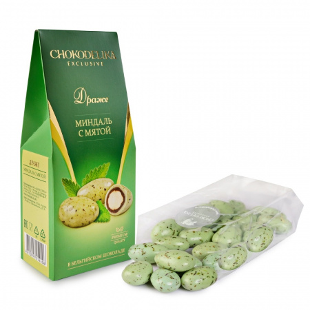 Драже "Миндаль с мятой", 100 гр
